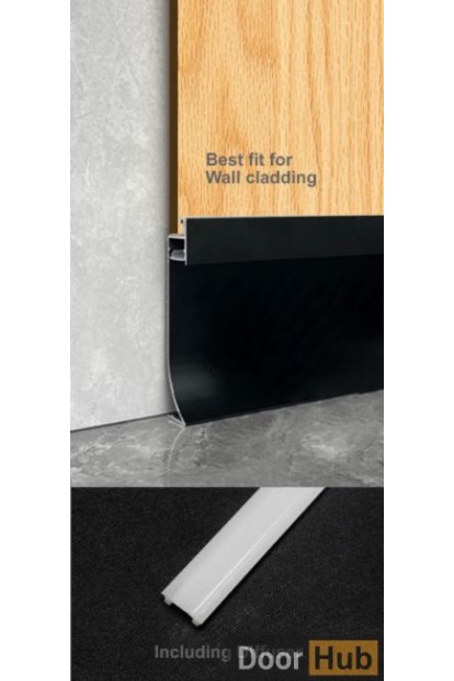 6.5cm Inset LED Skirting Board | FLL-A-8-A6.5-9 Flush Light Strip Baseboard | DoorHub UAE
